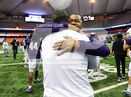 Thumbnail 2 in New Rochelle vs. McQuaid Jesuit (NYSPHSAA Class AA Championship) photogallery.