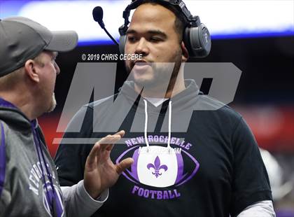 Thumbnail 2 in New Rochelle vs. McQuaid Jesuit (NYSPHSAA Class AA Championship) photogallery.