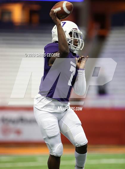 Thumbnail 3 in New Rochelle vs. McQuaid Jesuit (NYSPHSAA Class AA Championship) photogallery.