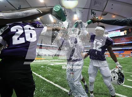 Thumbnail 3 in New Rochelle vs. McQuaid Jesuit (NYSPHSAA Class AA Championship) photogallery.
