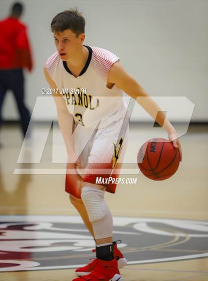 Thumbnail 3 in Onate vs. Espanola Valley (Jalene Berger Allstate Holiday Hoops Classic) photogallery.