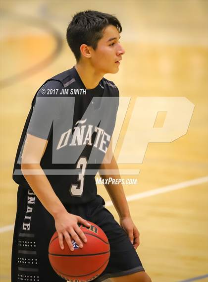 Thumbnail 2 in Onate vs. Espanola Valley (Jalene Berger Allstate Holiday Hoops Classic) photogallery.