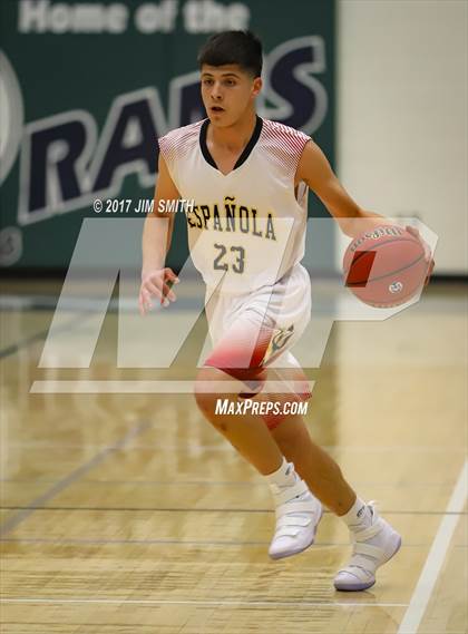 Thumbnail 3 in Onate vs. Espanola Valley (Jalene Berger Allstate Holiday Hoops Classic) photogallery.