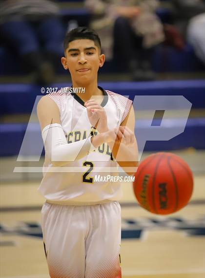 Thumbnail 1 in Onate vs. Espanola Valley (Jalene Berger Allstate Holiday Hoops Classic) photogallery.