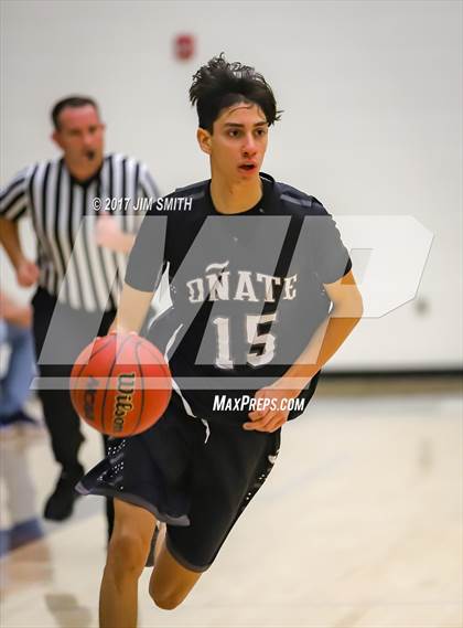 Thumbnail 2 in Onate vs. Espanola Valley (Jalene Berger Allstate Holiday Hoops Classic) photogallery.