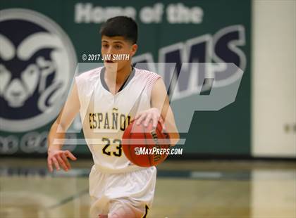 Thumbnail 1 in Onate vs. Espanola Valley (Jalene Berger Allstate Holiday Hoops Classic) photogallery.