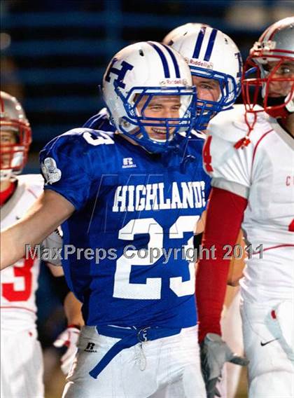 Thumbnail 1 in Highlands vs. Dixie Heights (KHSAA Class 5A Commonwealth Gridiron Bowl) photogallery.