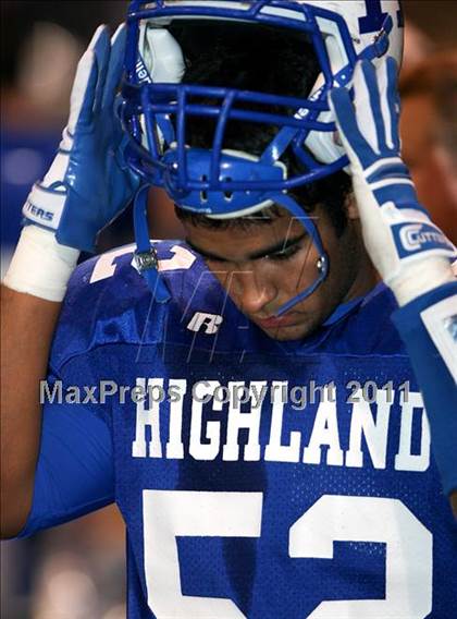 Thumbnail 1 in Highlands vs. Dixie Heights (KHSAA Class 5A Commonwealth Gridiron Bowl) photogallery.