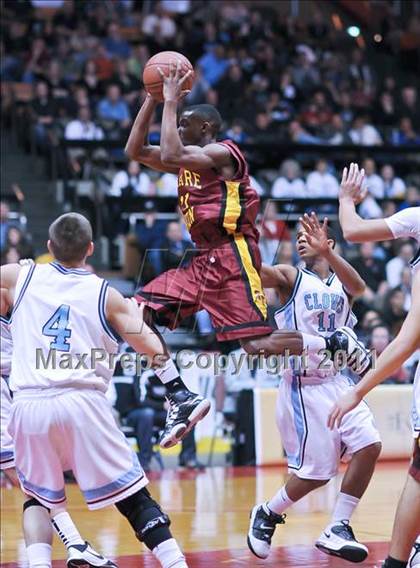 Thumbnail 1 in Tulare Union vs. Clovis North (CIF CS D2 Final) photogallery.