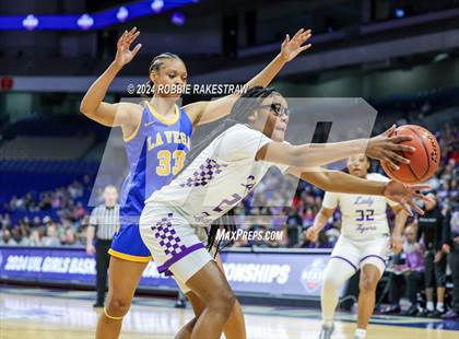 Thumbnail 3 in Lincoln vs. La Vega (UIL 4A Basketball Semifinal) photogallery.