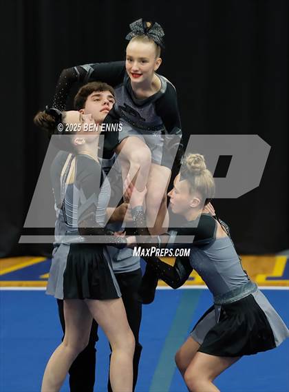 Thumbnail 2 in Bethlehem Christian Academy (GIAA Competition Cheer Championship) photogallery.