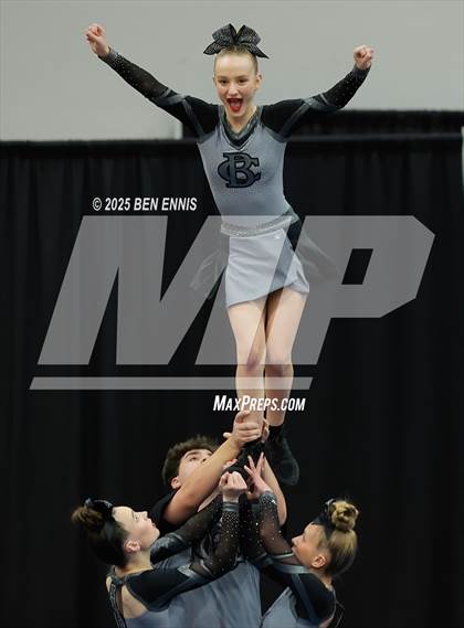 Thumbnail 3 in Bethlehem Christian Academy (GIAA Competition Cheer Championship) photogallery.