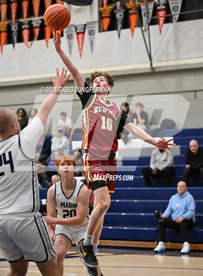 Thumbnail 1 in Cardinal Newman @ Marin Catholic (Foundation Game) photogallery.
