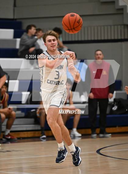 Thumbnail 3 in Cardinal Newman @ Marin Catholic (Foundation Game) photogallery.