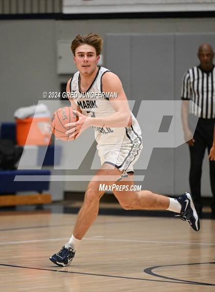 Thumbnail 2 in Cardinal Newman @ Marin Catholic (Foundation Game) photogallery.