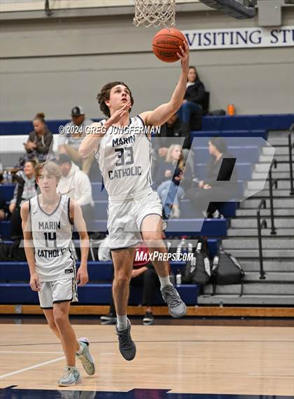 Thumbnail 1 in Cardinal Newman @ Marin Catholic (Foundation Game) photogallery.