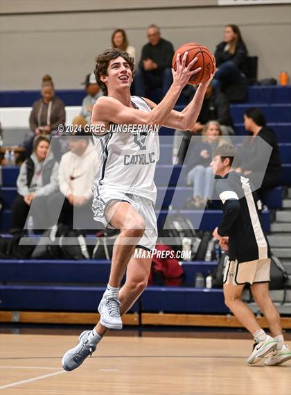 Thumbnail 2 in Cardinal Newman @ Marin Catholic (Foundation Game) photogallery.