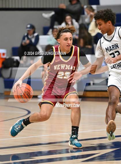 Thumbnail 2 in Cardinal Newman @ Marin Catholic (Foundation Game) photogallery.