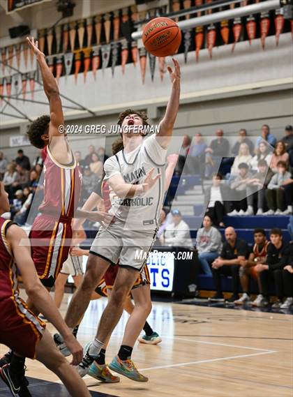 Thumbnail 2 in Cardinal Newman @ Marin Catholic (Foundation Game) photogallery.