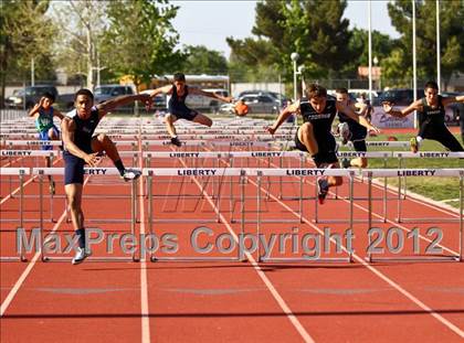 Thumbnail 1 in Titan Top 9 Invitational (Boys Hurdles) photogallery.