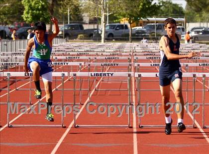 Thumbnail 1 in Titan Top 9 Invitational (Boys Hurdles) photogallery.