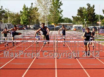 Thumbnail 1 in Titan Top 9 Invitational (Boys Hurdles) photogallery.