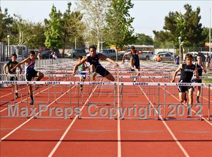 Thumbnail 2 in Titan Top 9 Invitational (Boys Hurdles) photogallery.