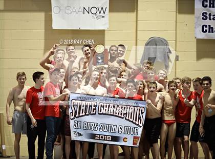 Thumbnail 1 in CHSAA 5A State Swimming (Podium) photogallery.
