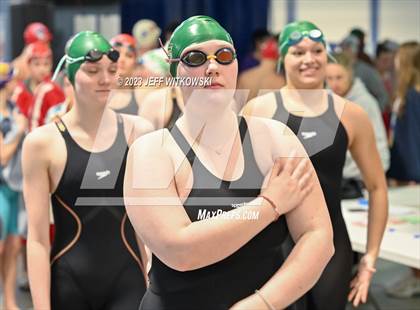 Thumbnail 1 in NCHSAA 3A State Swimming Championship photogallery.