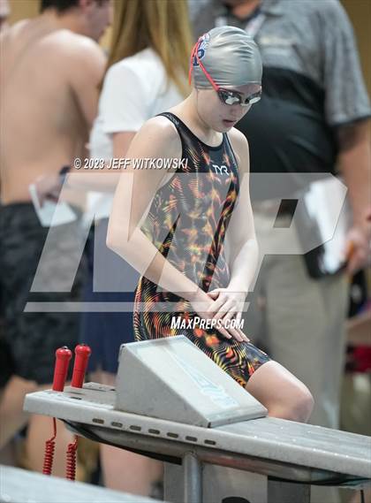 Thumbnail 1 in NCHSAA 3A State Swimming Championship photogallery.
