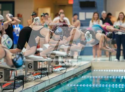 Thumbnail 1 in NCHSAA 3A State Swimming Championship photogallery.