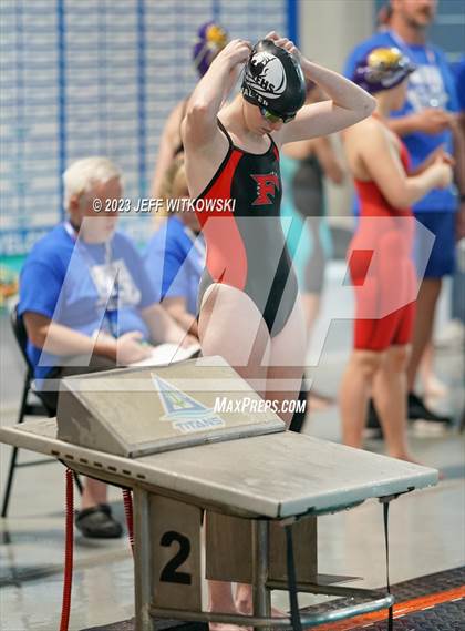 Thumbnail 3 in NCHSAA 3A State Swimming Championship photogallery.