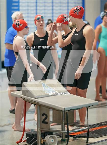 Thumbnail 1 in NCHSAA 3A State Swimming Championship photogallery.