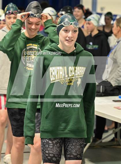Thumbnail 1 in NCHSAA 3A State Swimming Championship photogallery.