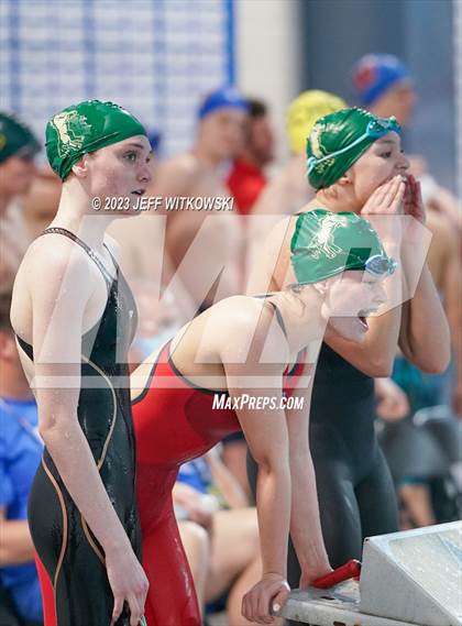 Thumbnail 1 in NCHSAA 3A State Swimming Championship photogallery.