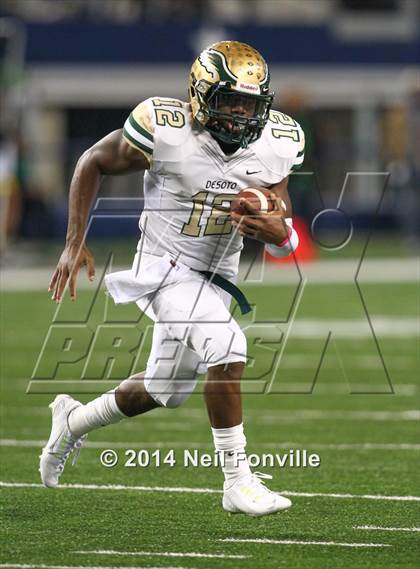 Thumbnail 2 in DeSoto vs. Coppell (UIL 6A Division 1 Region I Bi-District Playoff) photogallery.