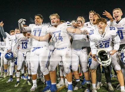 Thumbnail 2 in Jackson vs. Carthage (MSHSAA Class 5 Championship) photogallery.