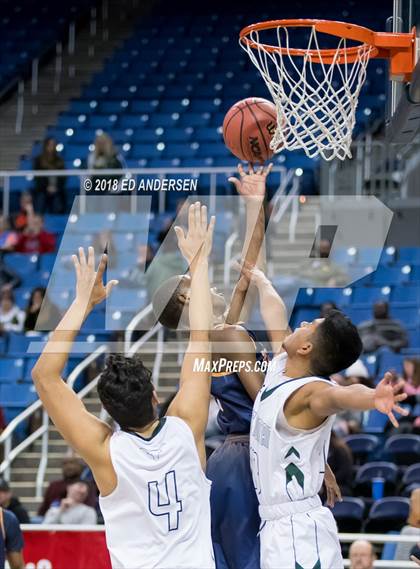 Thumbnail 2 in Battle Mountain vs. Democracy Prep Agassi Campus (NIAA 2A Final) photogallery.