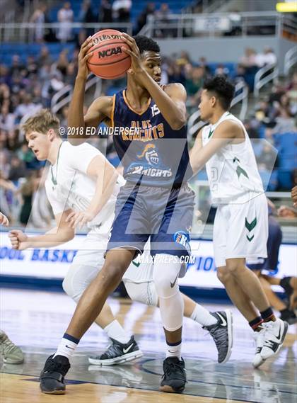 Thumbnail 2 in Battle Mountain vs. Democracy Prep Agassi Campus (NIAA 2A Final) photogallery.