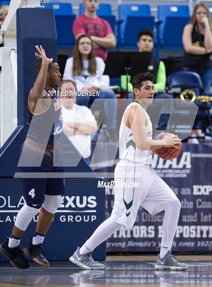 Thumbnail 2 in Battle Mountain vs. Democracy Prep Agassi Campus (NIAA 2A Final) photogallery.