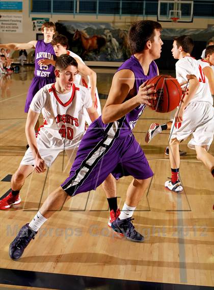 Thumbnail 1 in Arvada West vs. Fairview (Ralston Roundup Tournament) photogallery.