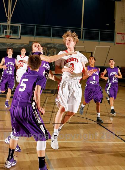 Thumbnail 3 in Arvada West vs. Fairview (Ralston Roundup Tournament) photogallery.