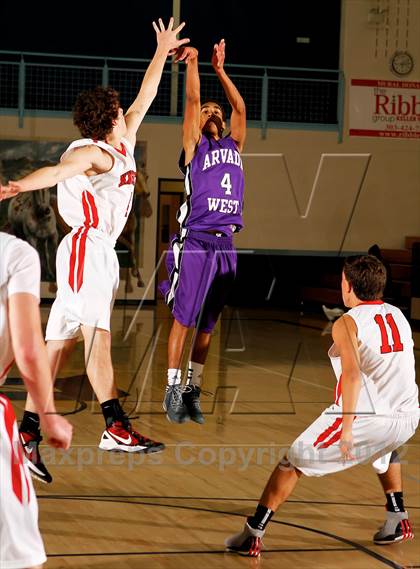 Thumbnail 1 in Arvada West vs. Fairview (Ralston Roundup Tournament) photogallery.
