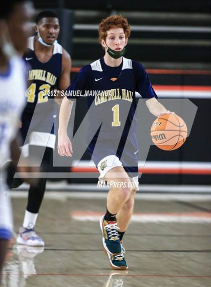 Thumbnail 1 in Campbell Hall vs  Crenshaw (The Beverly Hills Basketball Tournament) photogallery.