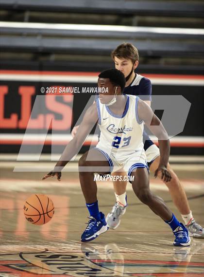 Thumbnail 1 in Campbell Hall vs  Crenshaw (The Beverly Hills Basketball Tournament) photogallery.