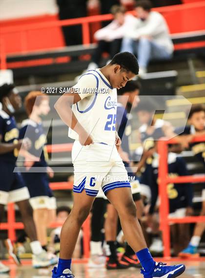 Thumbnail 2 in Campbell Hall vs  Crenshaw (The Beverly Hills Basketball Tournament) photogallery.