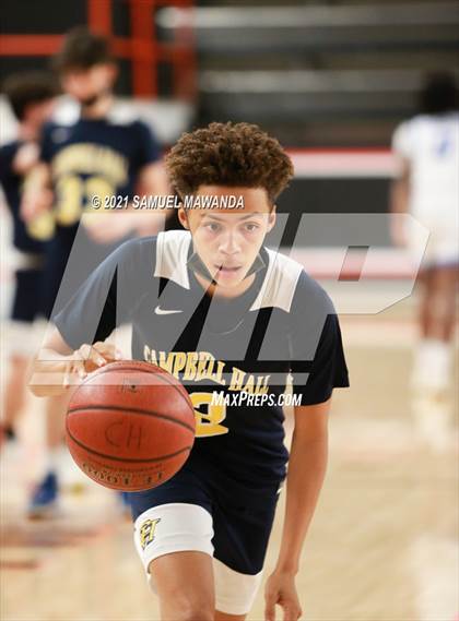 Thumbnail 1 in Campbell Hall vs  Crenshaw (The Beverly Hills Basketball Tournament) photogallery.