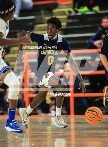 Thumbnail 1 in Campbell Hall vs  Crenshaw (The Beverly Hills Basketball Tournament) photogallery.