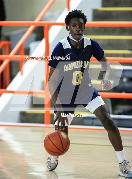 Thumbnail 1 in Campbell Hall vs  Crenshaw (The Beverly Hills Basketball Tournament) photogallery.