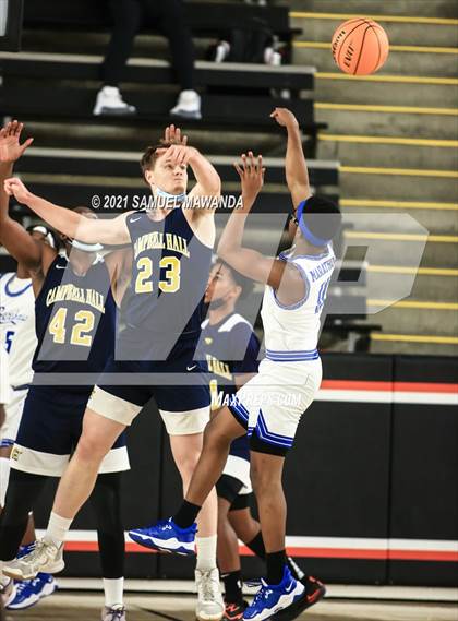 Thumbnail 2 in Campbell Hall vs  Crenshaw (The Beverly Hills Basketball Tournament) photogallery.